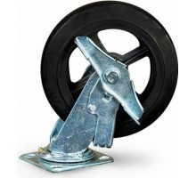 Колесо большегрузное TOR SCdb 55 чугунное 125 мм (поворот., тормоз, площадка, черн. 1024160
