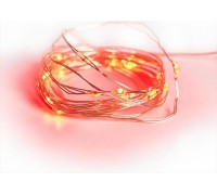 Гирлянда Neon-Night РОСА 2м, 20 LED красные (2*CR2032 в комплекте) 303-002
