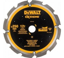 Пильный диск по фиброцементу DeWALT 250х12тх30 мм Extreme DT1474-QZ [DT1474-QZ]