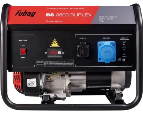 Электростанция бензиновая FUBAG BS 3500 Duplex [431249]