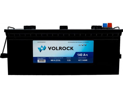 Аккумулятор VOLROCK 6СТ-140NR 900А 513х189х217 конус
