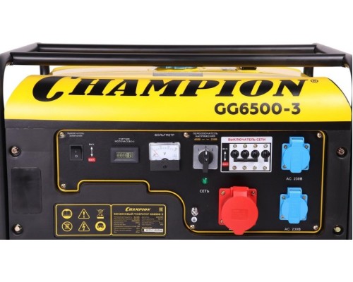 Генератор бензиновый CHAMPION GG 6500-3 [GG6500-3]