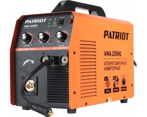 Сварочный полуавтомат PATRIOT WMA 205 MQ инверторный mig/mag/mma [605302155]