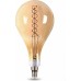 Лампа светодиодная GAUSS А160 filament 8w 620lm 2400к е27 golden flexible led [150802008]