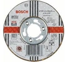 Шлифовальный круг по металлу BOSCH 100х4х22.2 мм A30Q-BF SDS-pro [2608600702]