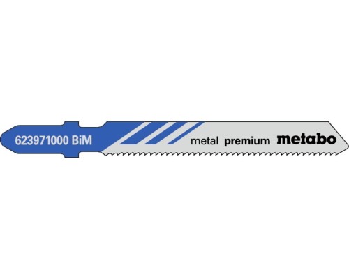 Пилки по металлу METABO T118AF 57х1,2мм HSS (5 шт.) [623971000]