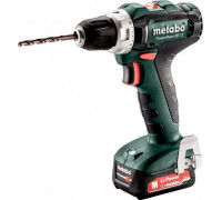 Аккумуляторный шуруповерт METABO PowerMaxx BS 12 2х2.0 Ач 601036500
