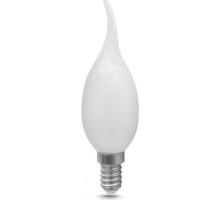 Лампа светодиодная GAUSS Свеча filament на ветру 5w 420lm 2700к е14 milky led [104201105]