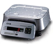 Весы торговые Cas FW500-06E (до 6кг) влагостойкие, нержавеющая платформа/корпу [679602]