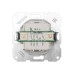 Выключатель KRANZ KR-78-0204 DEA 3кл с/у 10А мех. бел