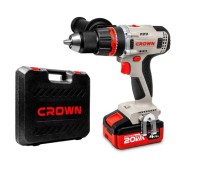 Дрель-шуруповерт аккумуляторная Crown CT21090HMX-4 BMC BL