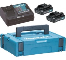 Набор АКБ и ЗУ MAKITA PSK 12.0В 1,5 Ач Li-ion (2шт.) BL1016/DC10SB (1шт.) MKP1SY122 197652-7