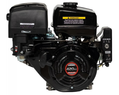 Бензиновый двигатель LONCIN G420FD (A type) D25 5A 15,0 л.с. с электростартером