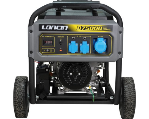 Электростанция дизельная с воздушным охлаждением LONCIN LCD7500D открытая 00-00154152
