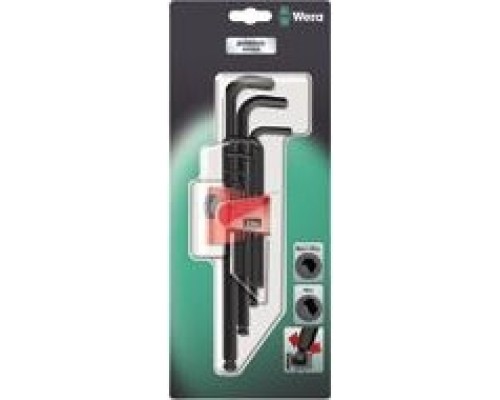 Набор шестигранников WERA 950 PKL/9 BM SB CLIP 9 предметов WE-073596 [WE-073596]