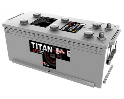 Аккумулятор Titan EFB 225.3 VL 1200А конус