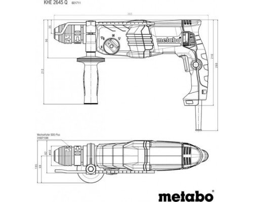 Перфоратор METABO KHE 2645 Q [601711500]