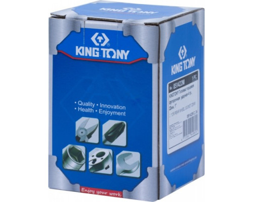 Головка ударная четырехгранная 1" KING TONY 851422М 22 мм