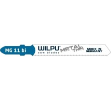 Пилки по металлу WILPU MG 11 bi для тонкой стали, нерж.ст. от 1,2 до 2мм 5шт/уп [255100005]