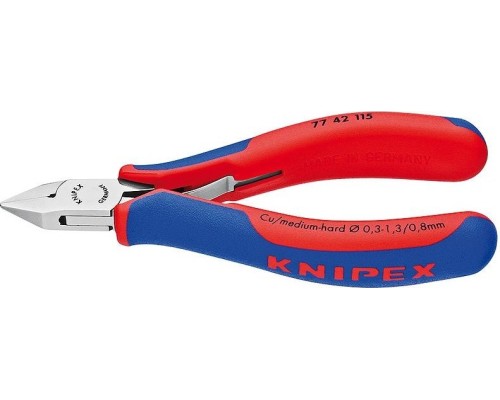 Бокорезы KNIPEX 7742130 для электроники 115 мм [KN-7742130]