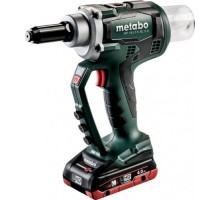 Клепальник аккумуляторнный  METABO NP 18 LTX BL 5.0 4,0 Ач, бесщеточный [619002800]