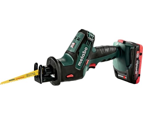 Пила сабельная аккумуляторная METABO SSE 18 LTX Compact 2х4,0 Ач LiHD [602266800]