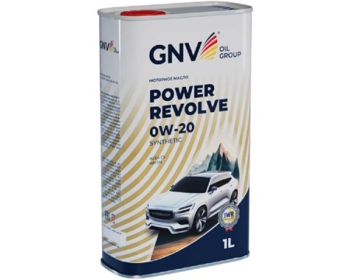 Масло моторное GNV Power Revolve 0W20 1 л (металл. канистра) GPR1M20454040130020001