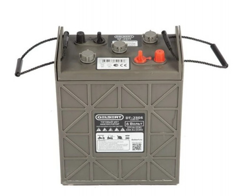 Аккумулятор GELBERT DT-J305 (J305H-AC) 6V 271A/H C5 WET тяговый