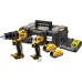 Набор аккумуляторного инструмента DeWALT DCK 2062 E2T (DCD709+DCF809) [DCK2062E2T-QW]