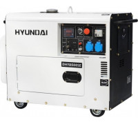 Дизельный генератор с воздушным охлаждением HYUNDAI DHY 8500SE в кожухе DHY 8500SE