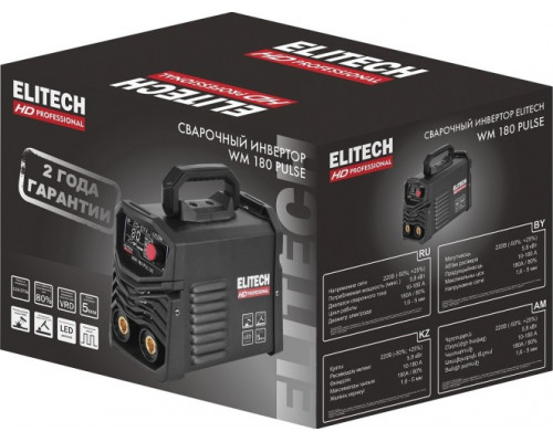 Сварочный инвертор ELITECH WM 180 PULSE HD