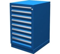 Тумба верстачная FERRUM с 8 ящиками 01.408R-5015 (синий)