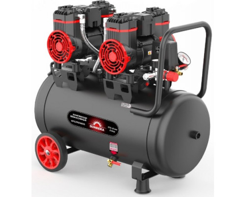 Компрессор поршневой безмасляный малошумный SUNREKA GFC370/45DS 216115