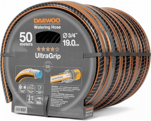Шланг для полива DAEWOO UltraGrip 3/4 Шланг для полива DAEWOO UltraGrip 3/4