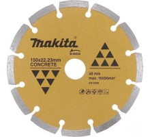 Алмазный диск для резки бетона MAKITA B-06432 сегментированный 150x22,23