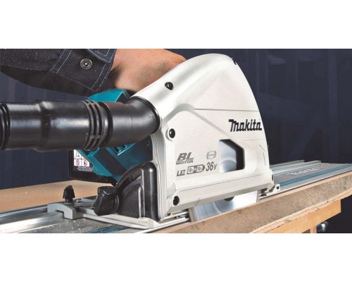 Пила циркулярная аккумуляторная MAKITA DSP 601 ZU с бесщеточным двигателем, без АКБ и ЗУ [DSP601ZU]