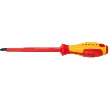 Отвертка крестовая диэлектрическая KNIPEX 982402 1000 V, PH2 x 205 мм [KN-982402]