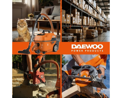 Пылесос для строительных работ DAEWOO DAVC 2000S с розеткой