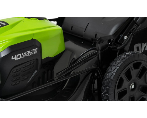 Газонокосилка аккумуляторная GREENWORKS GD40LM46SP 40V, самоходная, б/щ, АКБ 8Ач и ЗУ 2506807UH купить с доставкой и официальной гарантией