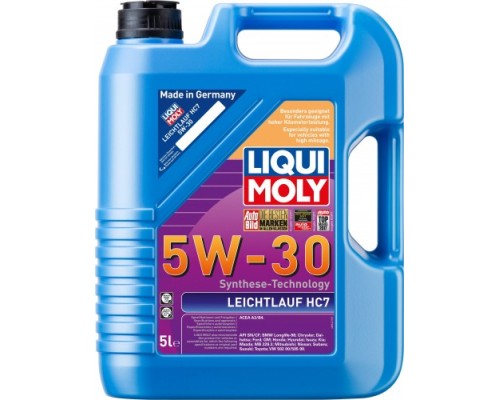 Масло моторное LIQUI-MOLY SAE 5W30 Leichtlauf HC 7 5 л 8542 синтетическое [8542]