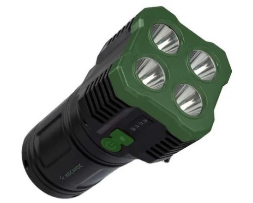Фонарь-прожектор КОСМОС KOC902Lit аккумуляторный, 4 Bт + 3 Bт COB, Li-ion