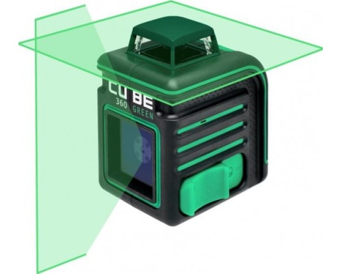 Лазерный уровень ADA CUBE 360 GREEN PROFESSIONAL EDITION + ADA Cosmo 100 с функцией уклономера [А00680]