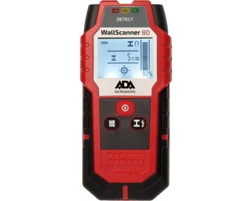 Детектор металла, проводки и дерева ADA Wall Scanner 80 [А00466]
