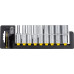 Набор головок 1/2" BERGER BG2038 Spline удлиненных 1/2" (8-21 мм) 9 предметов