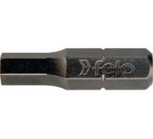 Бита для заворачивания FELO 02425010 шестигранная серия industrial hex 2,5x25, 10 шт.