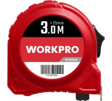 Рулетка WORKPRO WP261002 пластмассовая 3мх16мм