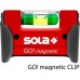 Уровень строительный SOLA GO! Magnetic компактный, магнитный [01621101]