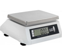 Весы торговые Cas SW-10w настольные влагостойкие (до 10 кг) 1262750