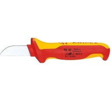 Нож для снятия изоляции диэлектрический KNIPEX 9852SB 190 мм [KN-9852SB]