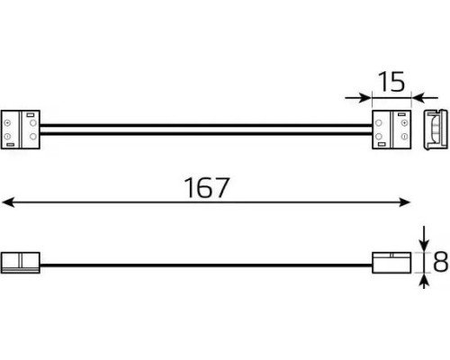 Набор коннекторов GAUSS BT436 basic для led-ленты 10 mm 5050 ip65